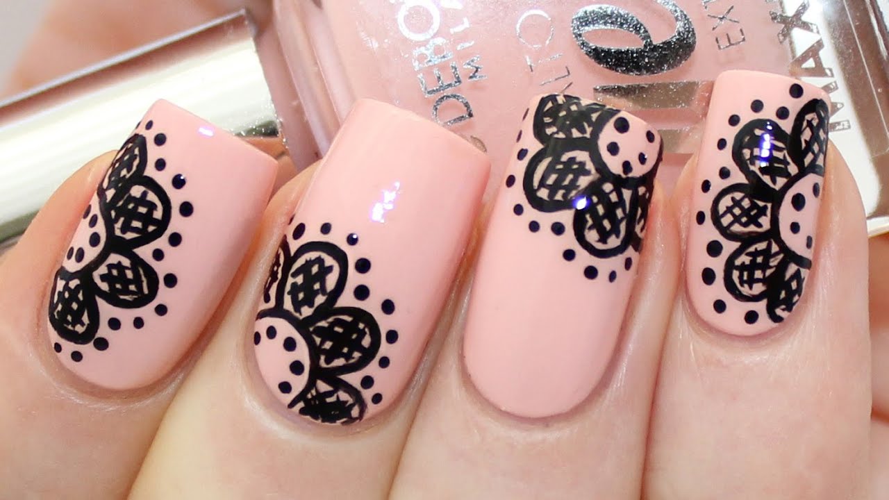 2. 50+ Lace Nail Art Designs - wide 8