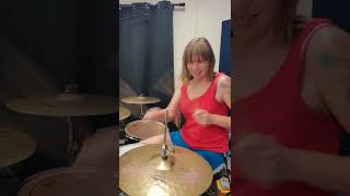 Dangerously Sleazy practicing &quot;Jaded&quot; by Operation Ivy - drummer view