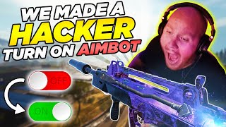WE MADE A HACKER TURN ON HIS AIMBOT...