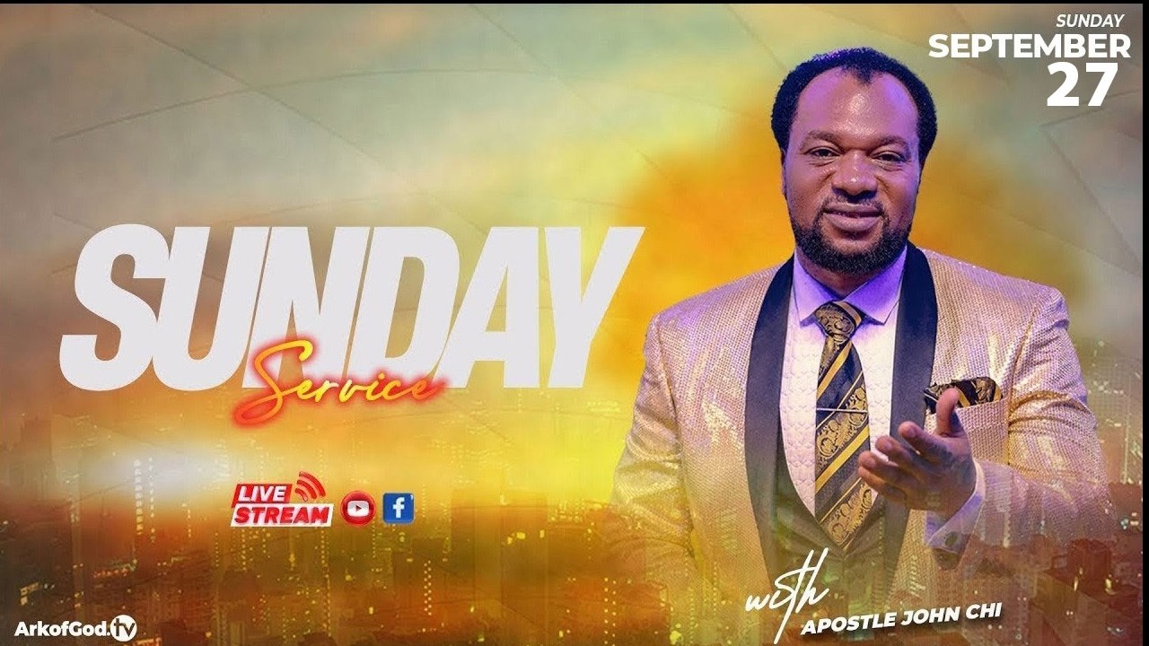 AGCOM LIVE SUNDAY SERVICE BROADCAST WITH APOSTLE JOHN CHI 27-09-2026