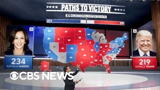 Examining Harris and Trump's paths to victory