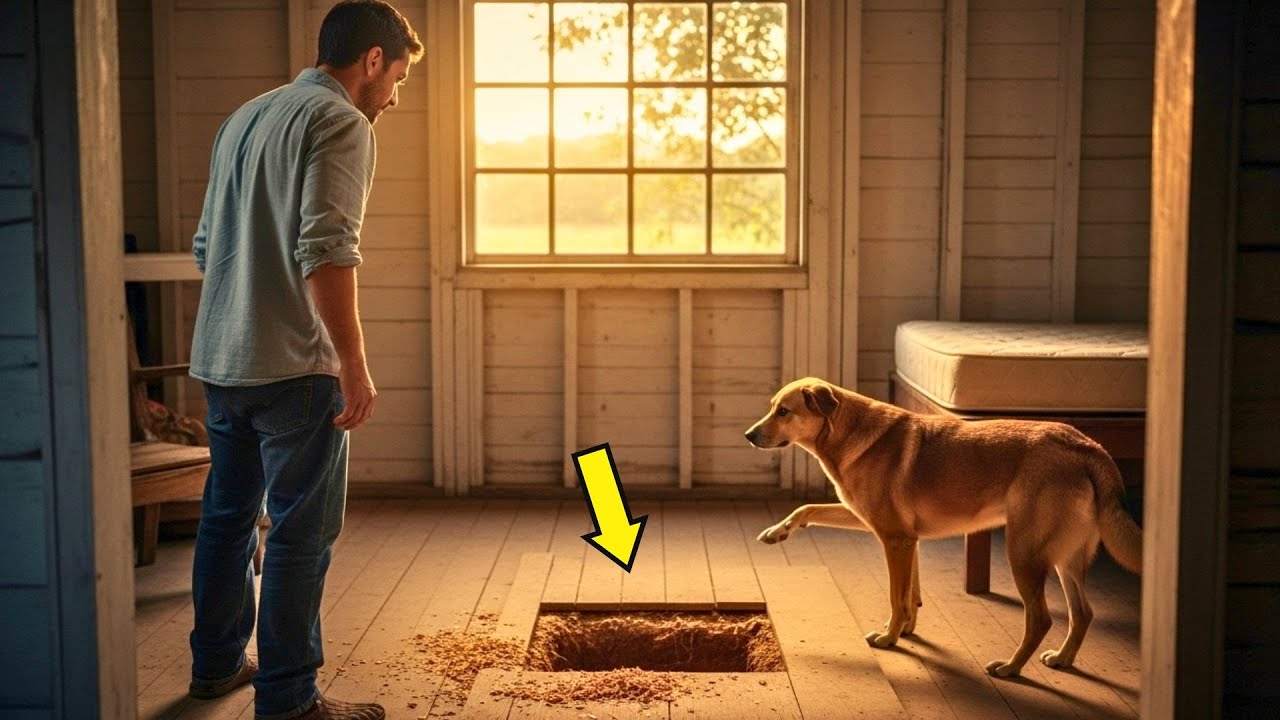 Pai solteiro  comprou cabana abandonada por 25 reais — Mas seu  vira-lata revelou um segredo oculto