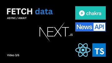 Next JS 13 + TypeScript + Chakra UI: Fetch from API - getServerSideProps (Async / Await) - Video 3/6