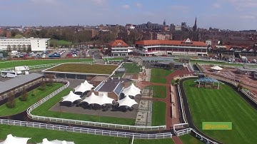 Aerial Footage of Chester Racecourse | Chester, UK