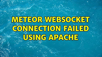 Meteor websocket connection failed using apache
