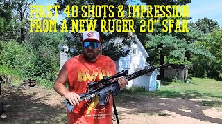 First 40 rounds and impression of the Ruger SFAR 20