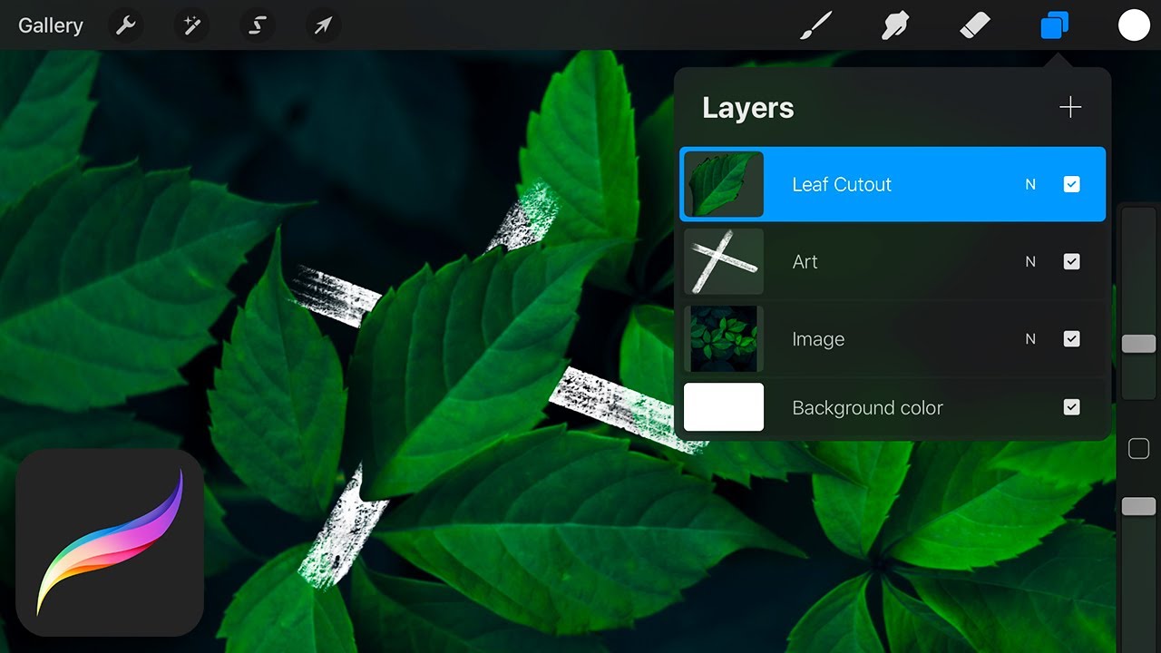 How To Easily Draw Behind Stuff In Procreate - YouTube