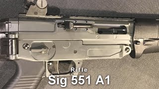 Rifle: Sig 551 A1