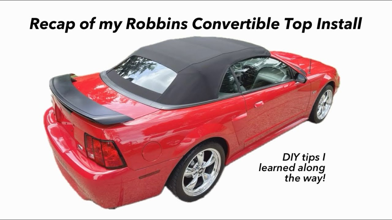 DIY Mustang Convertible Top Replacement Tips!