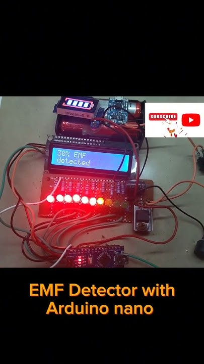EMF Detector with Arduino nano #short - YouTube