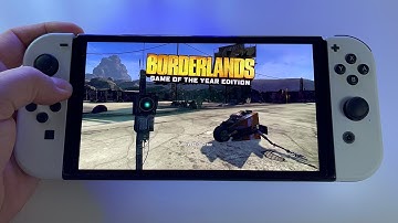Borderlands: Game of the Year Edition | Switch OLED handheld gameplay