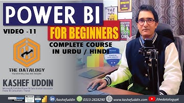 Video 11/17 - Insert Text in Power BI | Power BI for Beginners | The Datalogy | Kashef Uddin