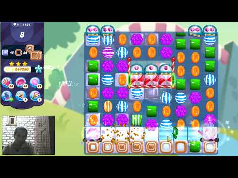 Candy Crush Saga Level 8164 - Sugar Stars, 26 Moves Completed,No Boosters