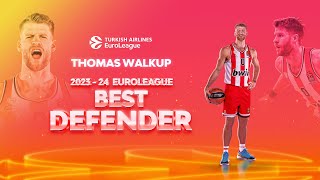 2023-24  EUROLEAGUE BEST DEFENDER | Thomas WALKUP | Olympiacos