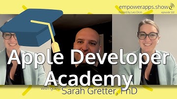 Apple Developer Academy with Sarah Gretter, PhD