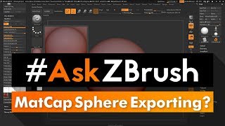 #AskZBrush: “How can I export out the second RedWax Matcap Sphere image?”