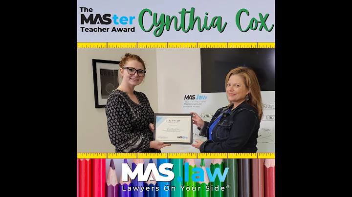 MASter Teacher Cynthia Cox Interview