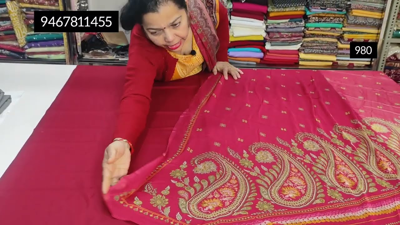 Plain suit with pure dupatta - winter collection 😍