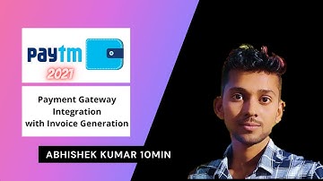 Payment Gateway Integration | #Paytm | #2021 | English