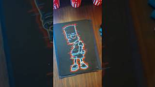 Drawing Bart Simpson - Glitch effect