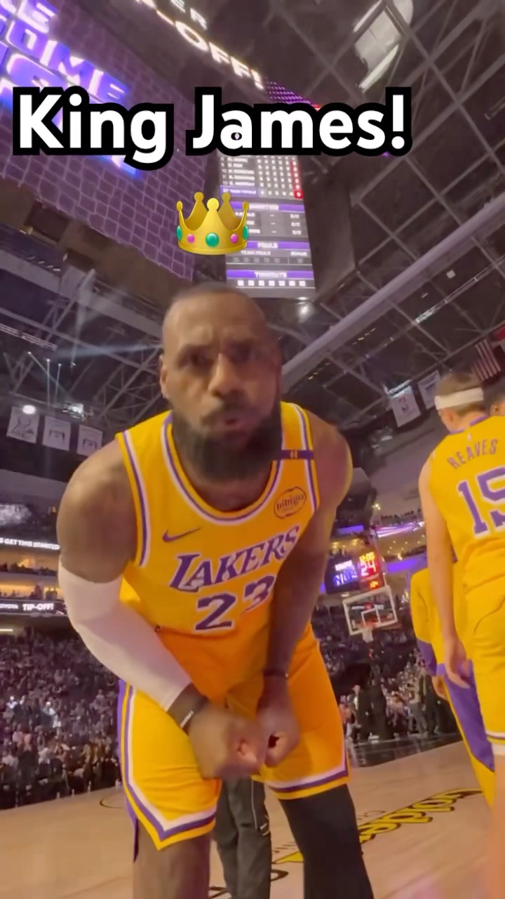 Views from LeBron James’ signature chalk toss!??️|#Shorts