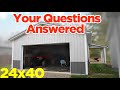 24x40 Pole Barn Build Questions & Details: Cost, Construction, Posts, Concrete Etc.