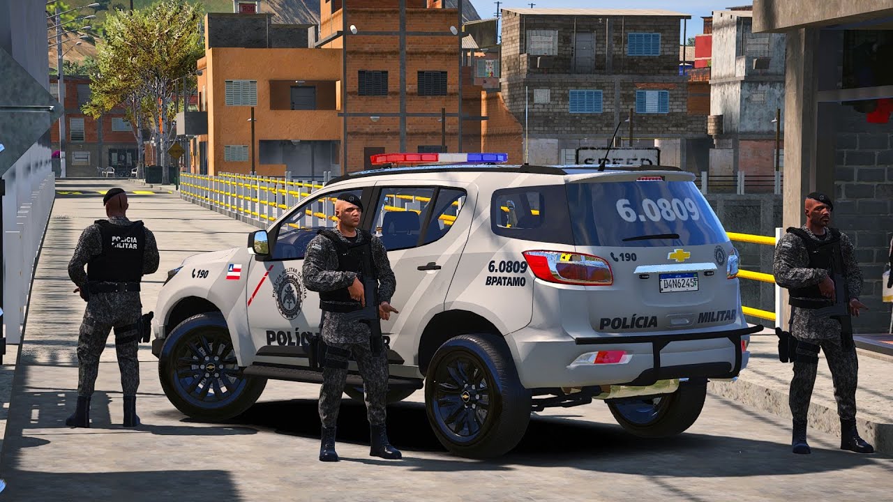 BPATAMO CHEGOU DE SURPRESA NA FAVELA E OLHA NO QUE DEU - POLICIA NO GTA 5