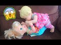 Baby Alive Sisters Fight Over Toy and Learn About Sharing