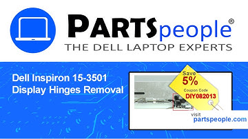 Dell Inspiron 15-3501 (P90F002) Display Hinges How-To Video Tutorial