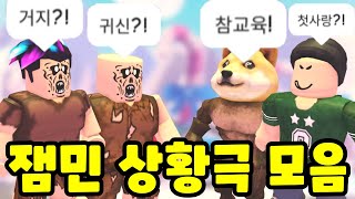 참교육?! 납치?! 거지?! 첫사랑?! 사이다 잼민이 상황극 모아보기! (로블록스 해달선 상황극 모음)