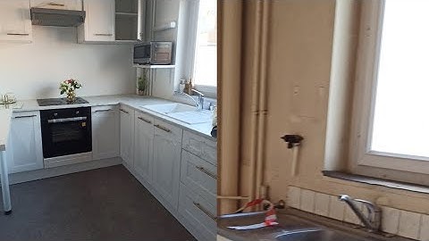 Ma nouvelle  cuisine Avant et Après