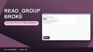 Odoo 20 vs 19: read_group() Is No Longer Deprecated (What to Call Instead)