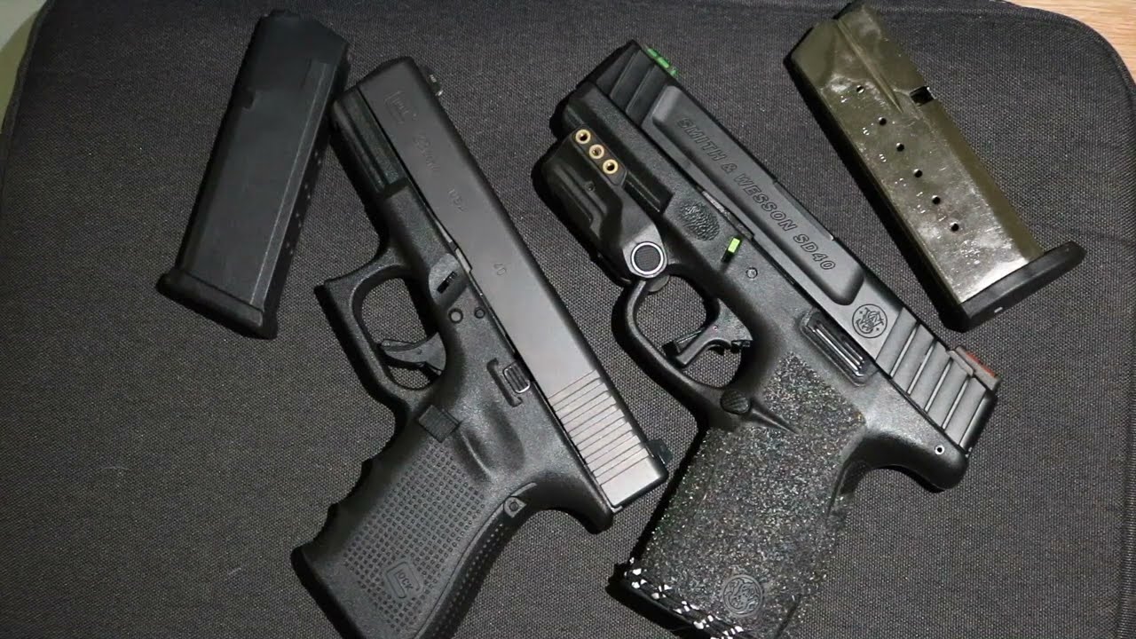 In Depth Comparison: Glock 23 vs Smith & Wesson SD40