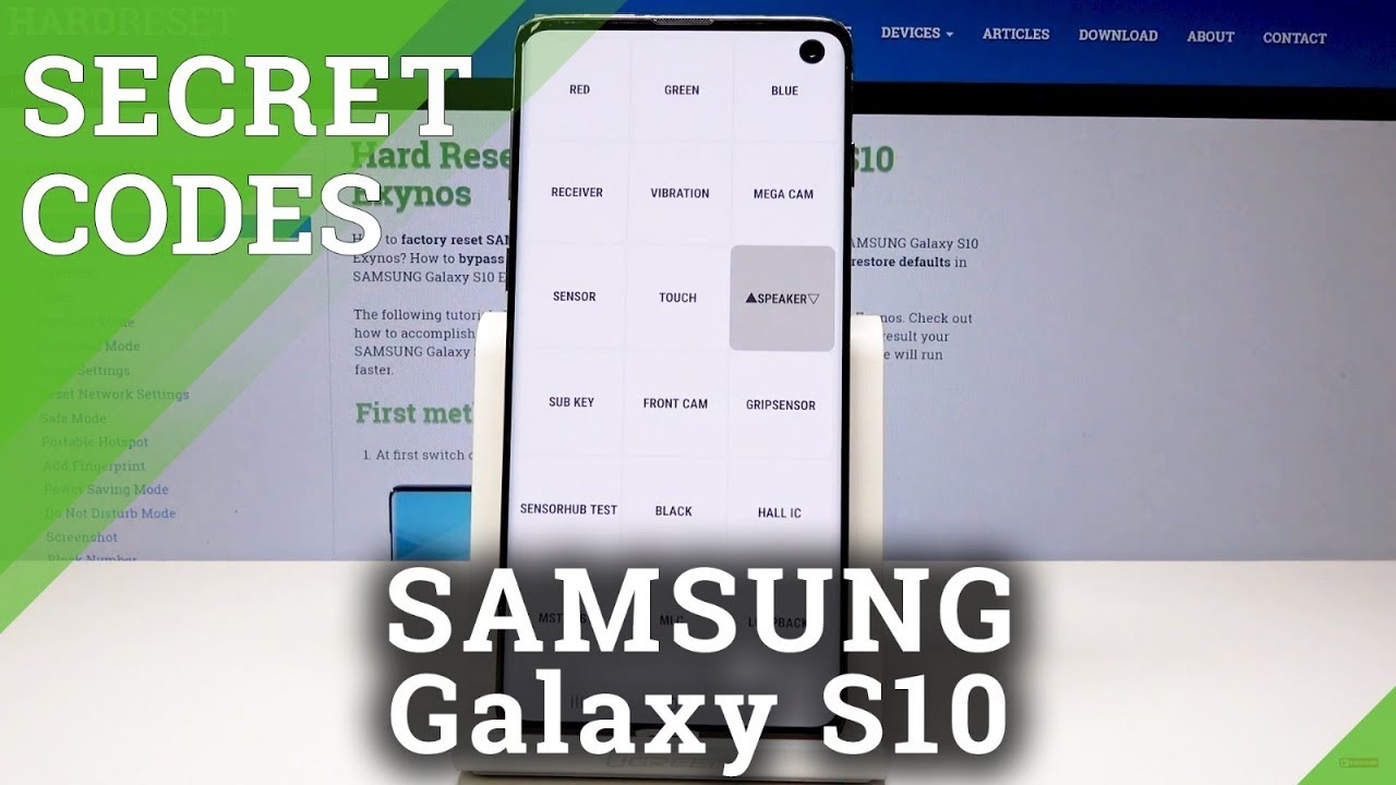 Update Secret Codes for Samsung Galaxy S10 – Hidden Modes / Service Menu