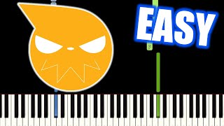 Resonance - Soul Eater OP 1 - EASY Piano Tutorial(Synthesia) [TopAnimeMusic]