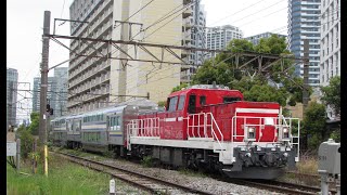 E235系1000番台グリーン車　甲種輸送