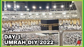 Day 1: Umrah DIY 2022 - Umrah Wajib Yang Di Sertai Dengan Turunnya Hujan Rahmat Di Masjidil Haram