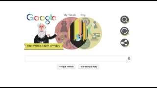 Google Doodle for John Venn's 180th Birthday