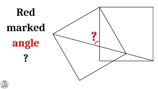 Angle between Intersecting Squares problem | Advanced math problems | Mathematics