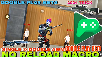 Google Play Games Free Fire Macro Trick | Fast AWM macro Google Play Beta Pc #googleplaybeta  #ffpc