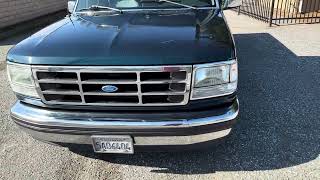 Lowered 1995 Ford F150 Walkaround