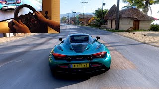 2019 Mclaren 720s Spider | Forza Horizon 5 - Steering Wheel Gameplay