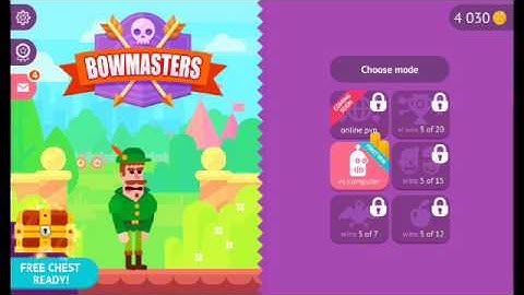 Bowmasters - Gameplay Walkthrough Part 1 - Duels: 1-3 (iOS,Android)