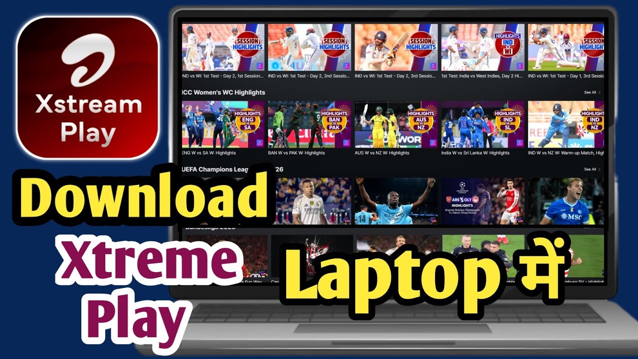 Airtel Xstream On Laptop | How To Download Airtel Xstream App In Laptop ...