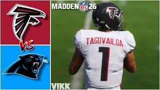 Falcons vs Panthers Simulation | Madden 26 Free Agency Rosters