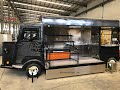 Food truck citroen hy electric truck with sliding floor designfood trailer