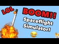 How to NOT land an orbital rocket booster in Spaceflight Simulator 1.5!