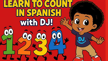 Learn to Count from 0 to 10 in Spanish and English with DJ | Fun Numbers for Toddlers & Preschoolers