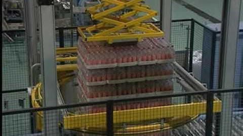 Handling of packaged beverages - KUKA Robot KR 500