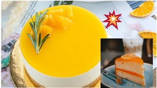 طريقة عمل كيكة البرتقال الهشة اسرع واسهل طريقة How to make orange cake#food #حلويات